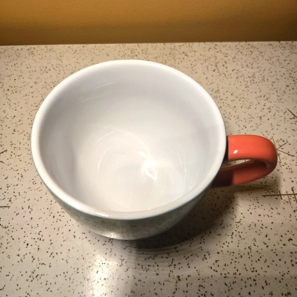 Soup Bowl or Mug with Geometric Pattern